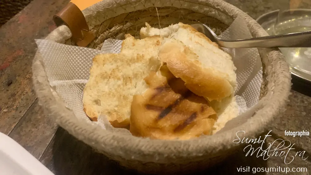 Fresh complimentary bread - jardin d'ulysee
