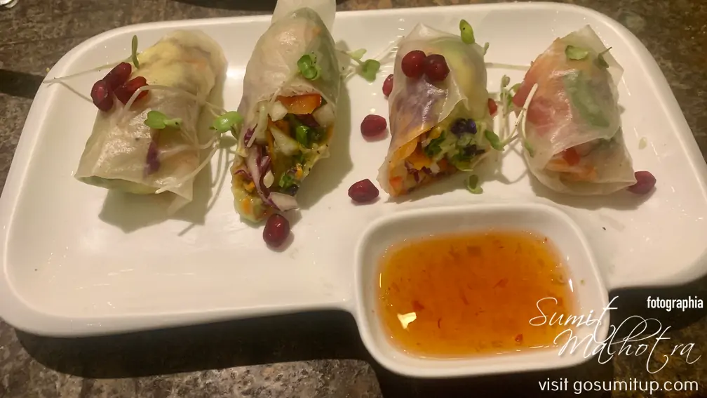 Fresh spring rolls - jardin d'ulysee