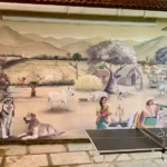 Beyond dosa: a symphony of south indian glamour on the morjim coast The feature wall - beyond dosa morjim