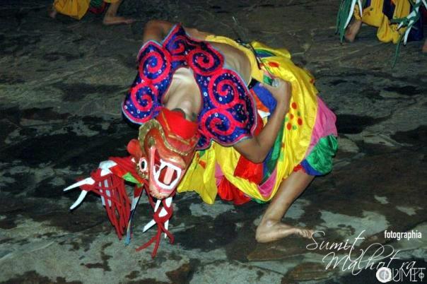 The bhutanese mask dance