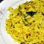 Lemon rice recipe is all done. Serve hot
