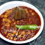 Serve east indian bottle masala chole with rice or paranthas