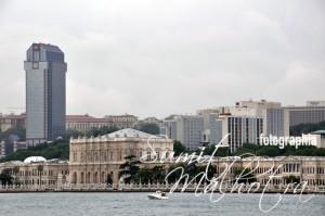 Dolmabahçe palace from bosphorus