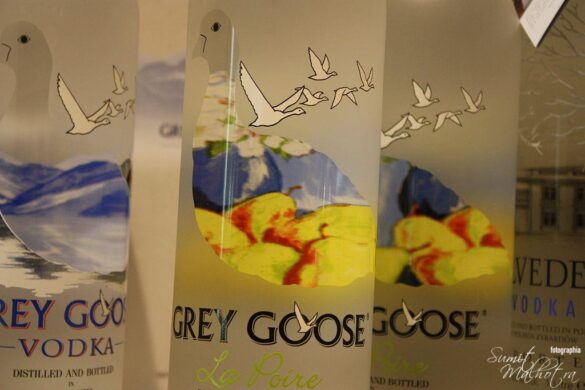 Grey goose vodka - the hot wine