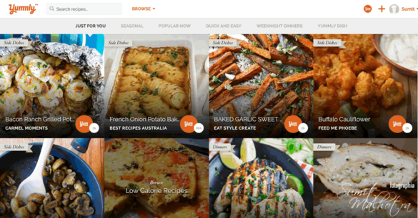 Yummly - recipe sharing website review