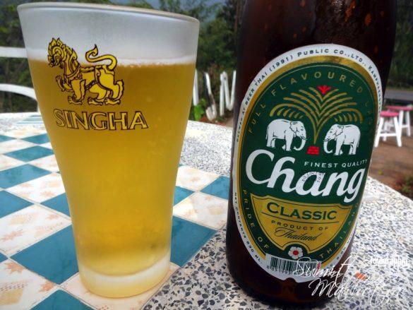 Chilled chang beer