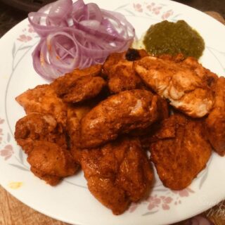 Chicken tikka is ready - chicken tikka recipe