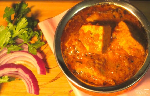 Punjabi dhaba style paneer masala curry recipe