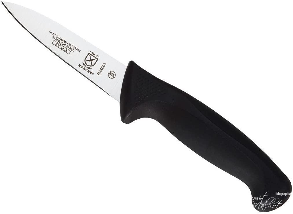 Mercer Culinary Millennia 3.5-Inch Paring Knife, Black