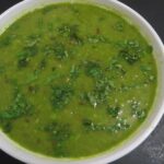 Serve matar ka nimona recipe hot in a bowl and garnish with coriander leaves
