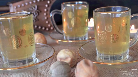 How to make Loomi Tea or Black Lime Tea (Citrus aurantifolia)