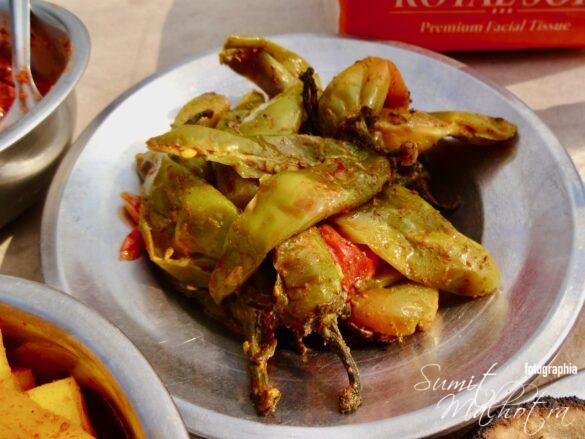 Green chilli pickle - gulshan dhaba alwar road