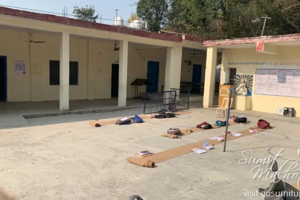 Government high school assembly area - nandpur bhatoli