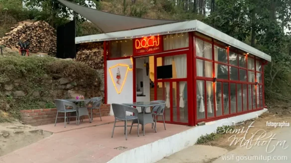Dochi cafe in the evening - dochi cafe lower kasauli