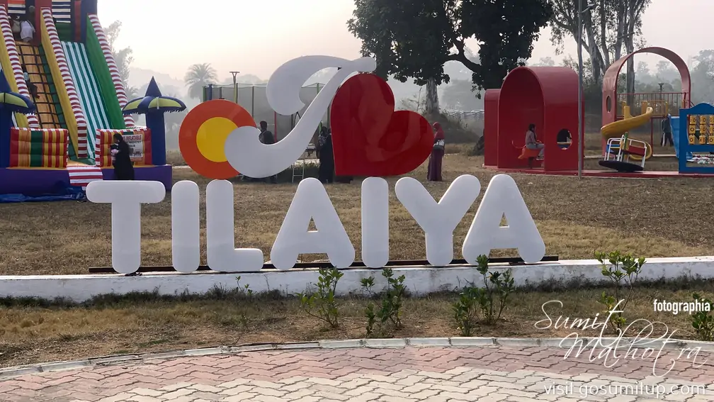 Selfie Spot at Tilaiya Dam Koderma Adventure Park