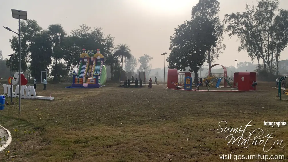 Children's play area at koderma adventure park