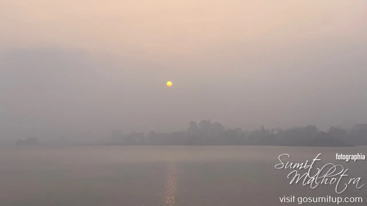 Sunrise at Tilaiya Dam Forest Rest House Barhi Jharkhand