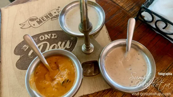 The chutney trio - beyond dosa morjim