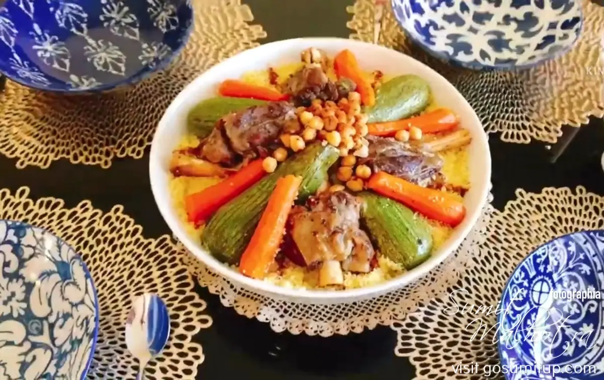 Algerian Couscous Served