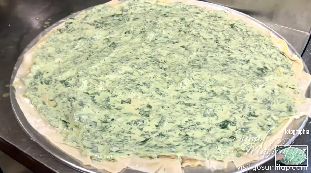 Byrek - layered with spinach & feta
