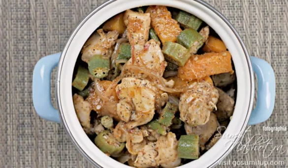 Muamba de galinha with okra & squash