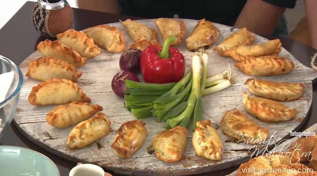 Empanada served