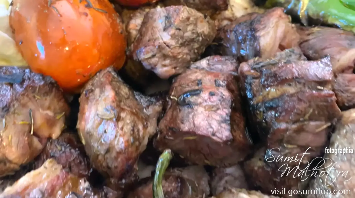 Khorovats off the skewers