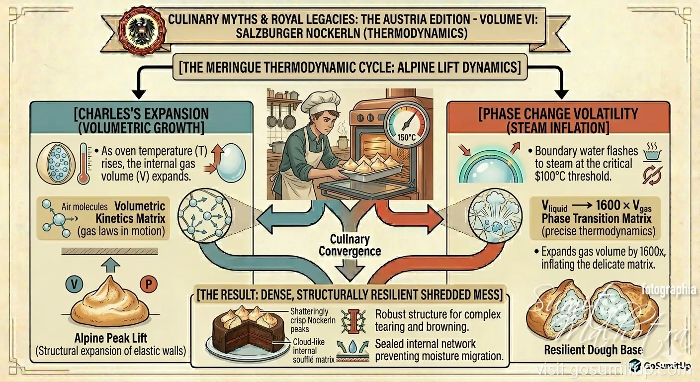 The meringue thermodynamic cycle - alpine lift dynamics
