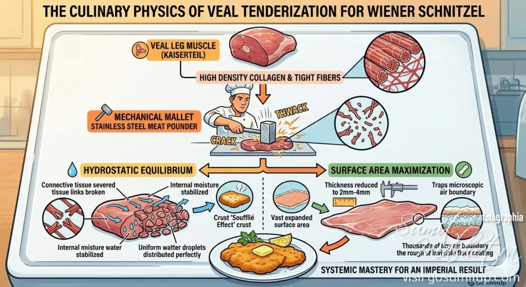 Veal tenderisation