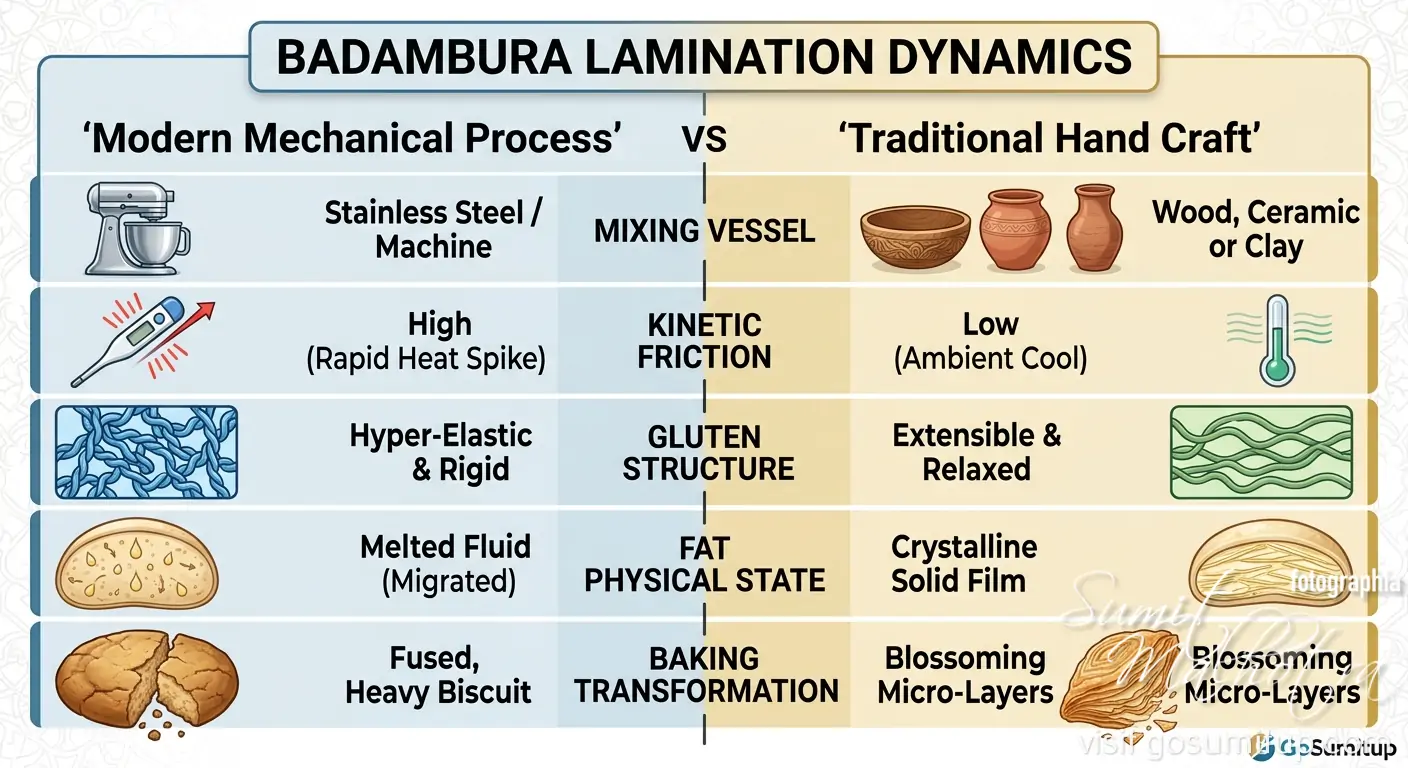 Badambura lamination dynamics