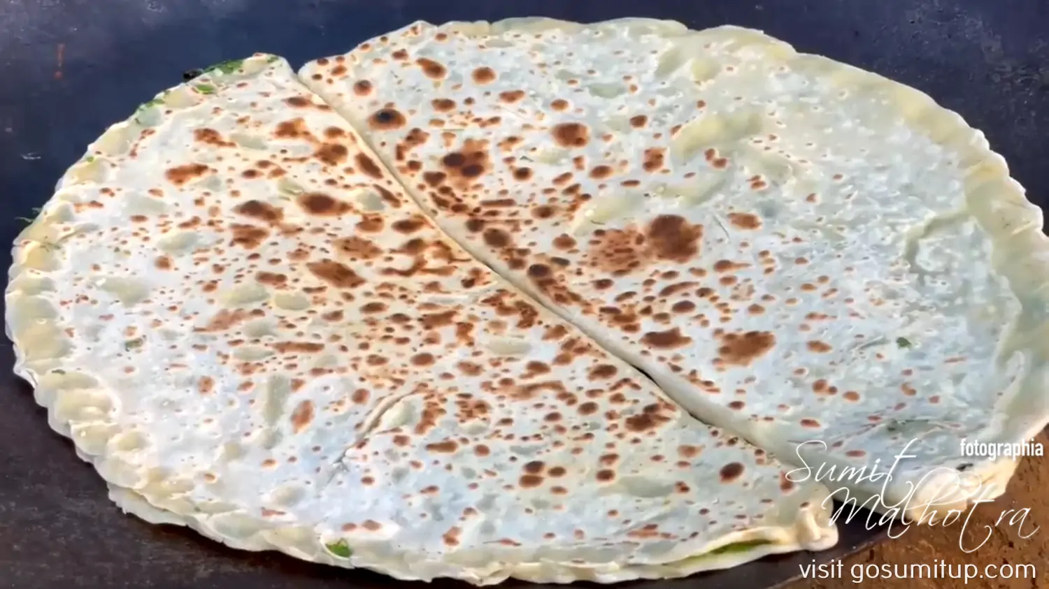Qutab turned on the griddle Qutab turned on the griddle