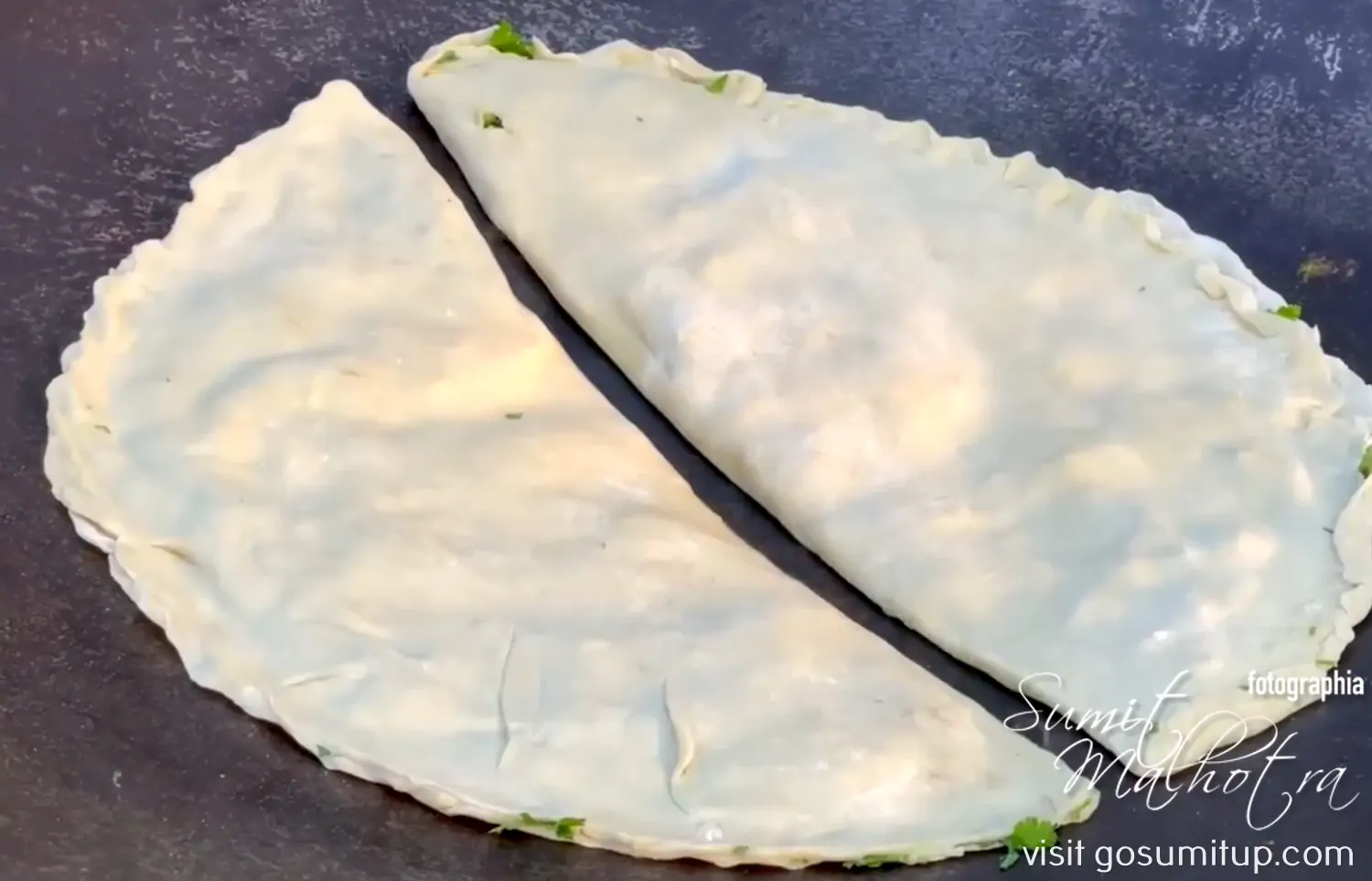 Qutab on the griddle Qutab on the griddle