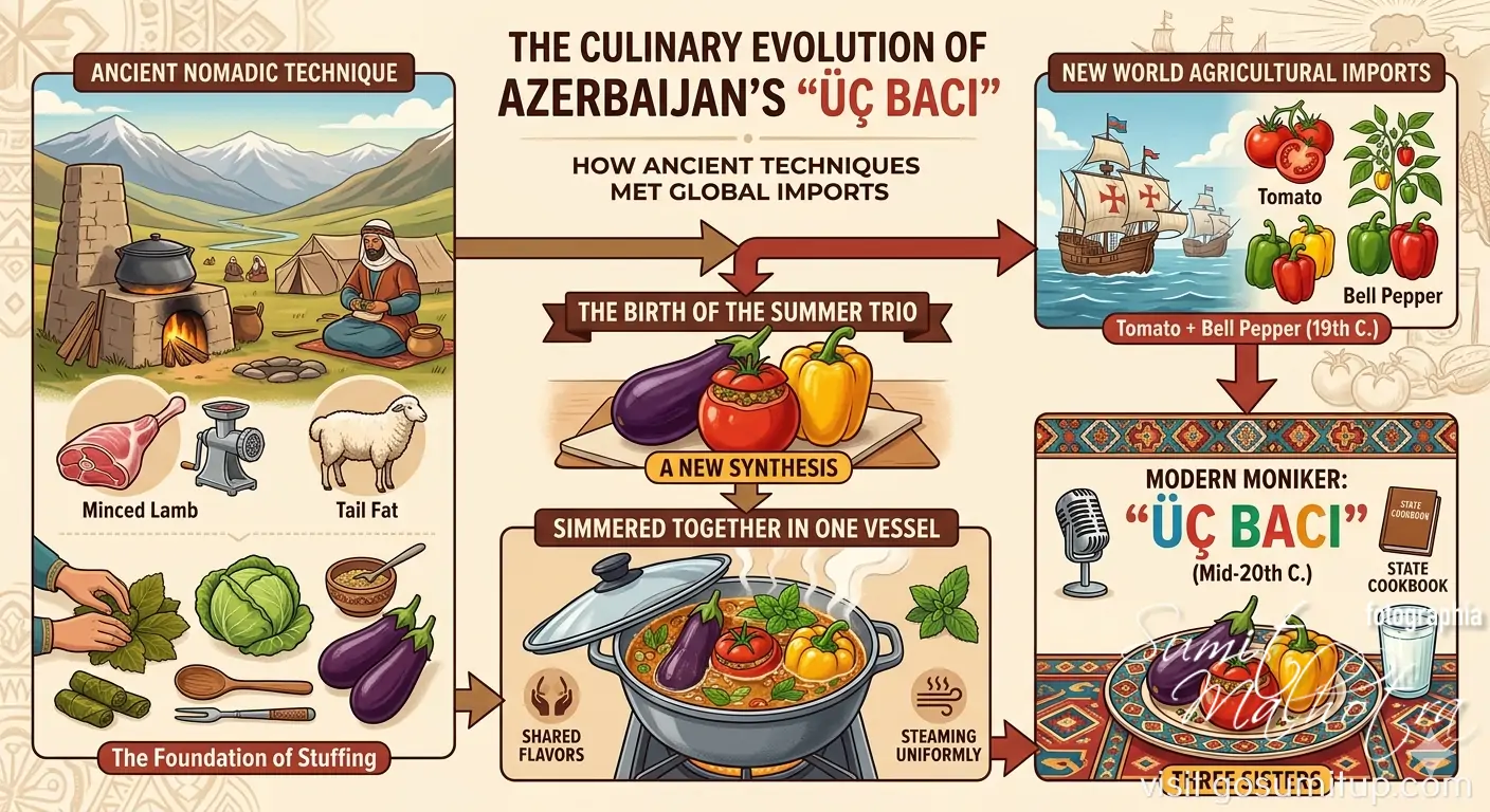 The culinary evolution of azerbaijani uc baci The culinary evolution of azerbaijani uc baci