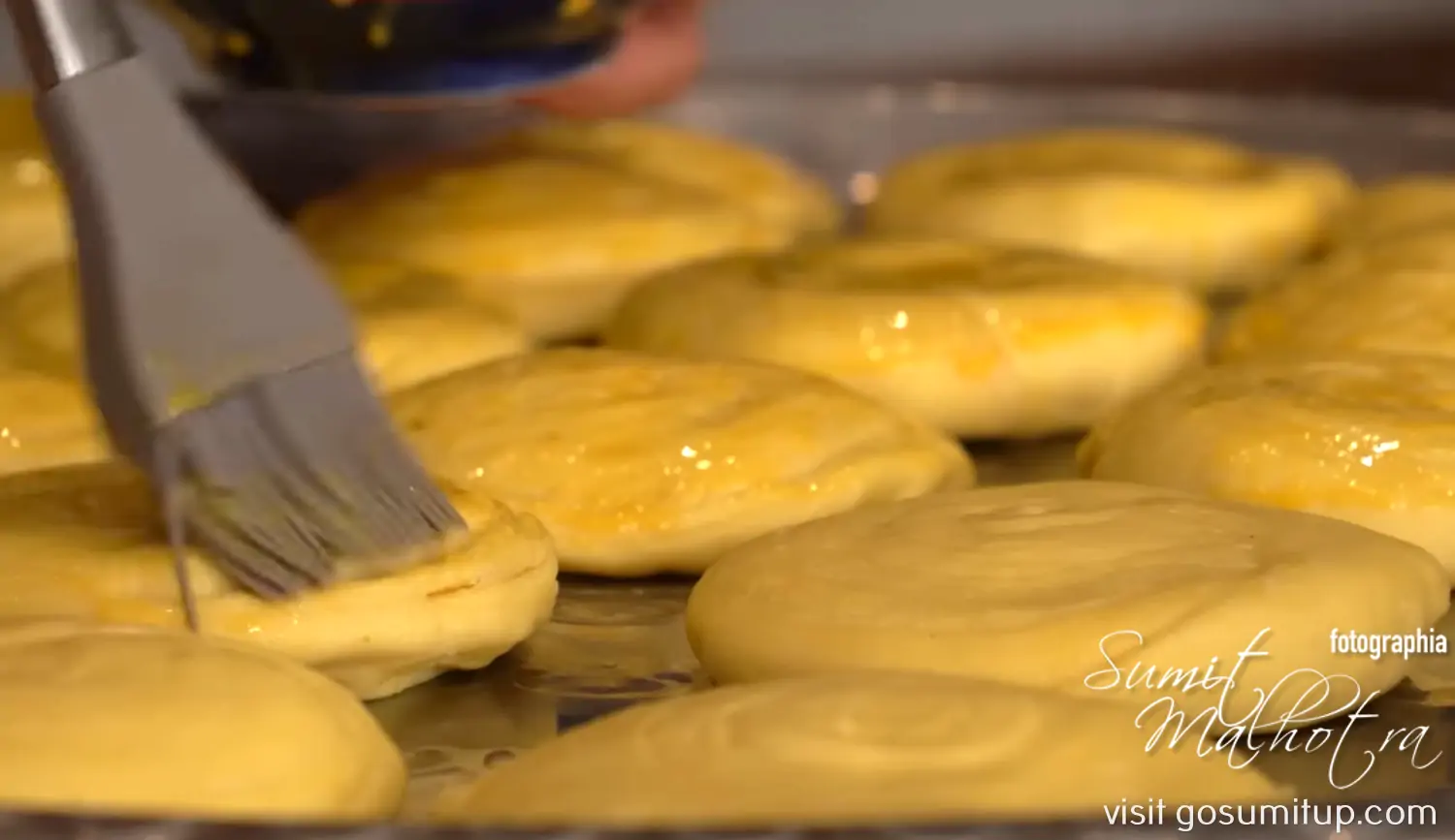 20 coat the top of the stuffed pasteries with egg yolks