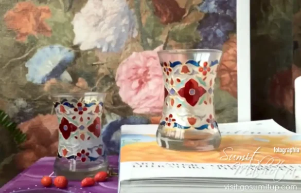 Azerbaijani armadu cup or armudu stəkan