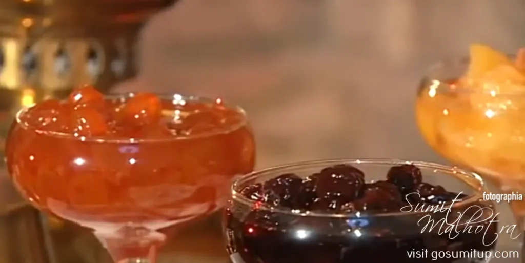 Azerbaijani fruit desserts & candies for azerbaijani tea ritual